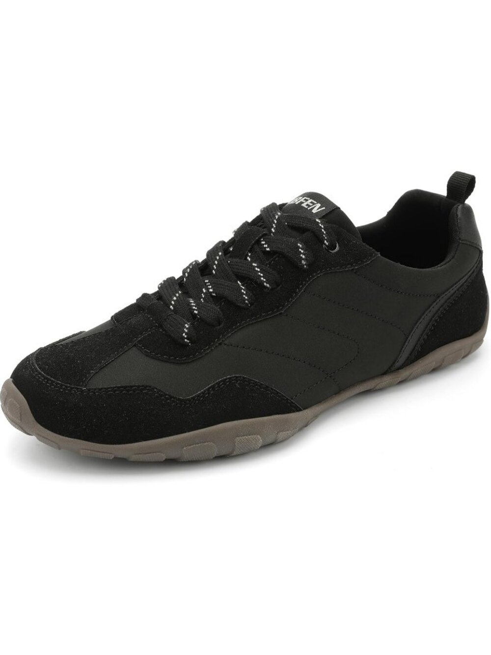 Women's Black Retro Fashion Lightweight Comfortable Walking Tennis Sneaker Shoes